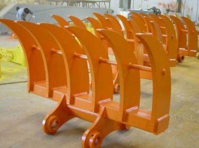 China Professional Excavator Brush Rake , Excavator Land Rake For Road Construction for sale