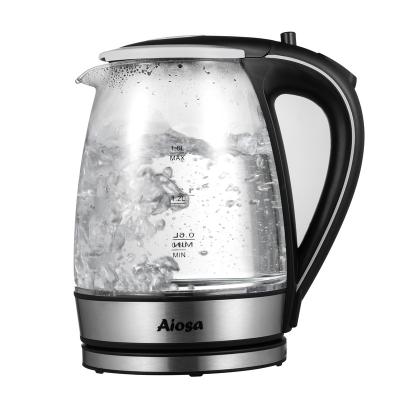 China 360 Degree Base Electric Kettle Water Heater Tea Kettle Water Kettle One Hand Rotation Operation for sale