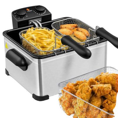 China Household Wholesale Price 2000W Perfect For Parities Household Electric Deep Oil Deep Fryer for sale