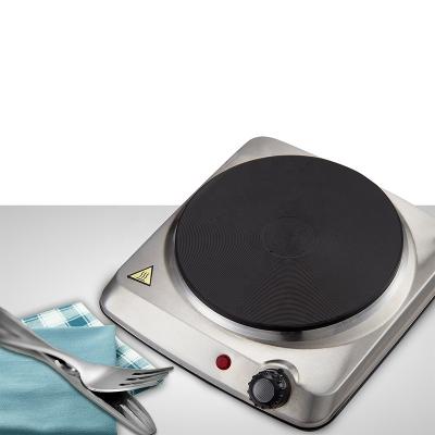 China Single Electric Household Hot Plate 1500W / 1000W Cast Iron Plate Cooktops for sale