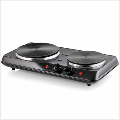 China Double Burner Electric Stove Household Outdoor Electric Kitchen Small Appliance Hot 2500W for sale