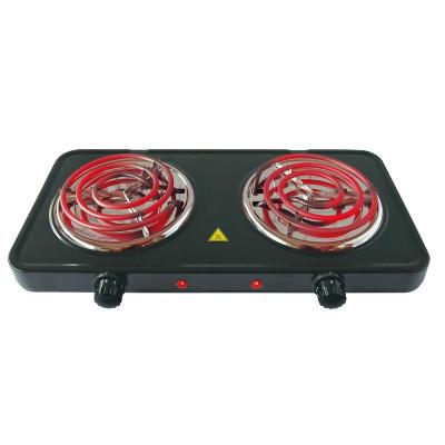 China High Quality Double Burner Household Electric Stove 2 Burners Coiled Plate for sale