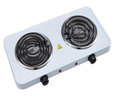 China Household High Quality Small Portable Electric Stove 2 Burners Coiled Electric Kitchen Stove Energy Saving Electric Cooking With Ce for sale