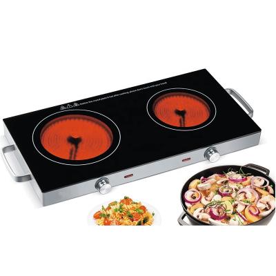 China Hot Sale 3200W Household Induction Ceramic Infrared Cooktop Cooker for sale