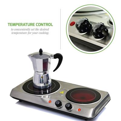 China Household energy saving stainless steel cooker hot plate infrared electric ceramic burner home cooktops for baking for sale