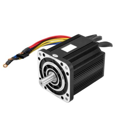 China Totally Enclosed Brushless Dc Motor 48V 72V 5KW 5000W Bldc Electric DC Ebike Motor Manufacturers for sale