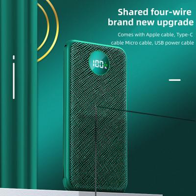 China Easy Carry Large Capacity Fast Charging Magnetic Suction Comes with Charging Line Treasure, 10000mah Power Fast Charging Bank for sale