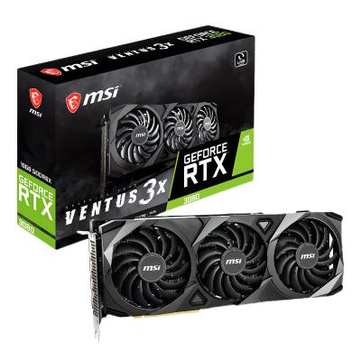 China Desktop for MSI GeForce RTX 3080 VENTUS 3X 10G LHR computer game graphics cards support msi rtx 3080 gpu 10gb rtx3080 video cards for sale