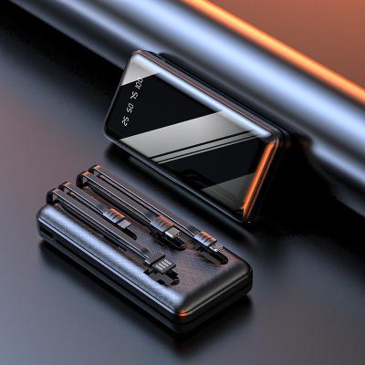 China Three Input Four Output Customized Powerbank 20000 mAh Power Bank Mobile Phone Emergency Charging Charger for sale