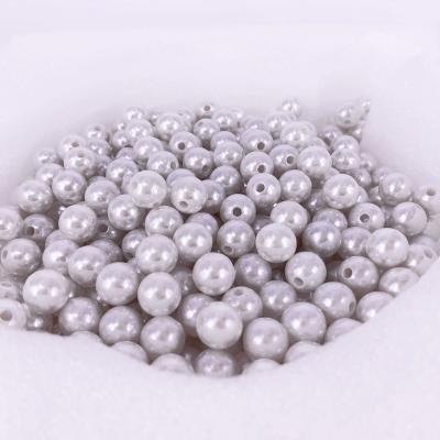 China Romantic Cheap ABS Plastic Bead Beads Loose Beads With Hole For Jewelry Making for sale