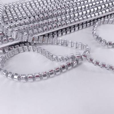 China DIY Decoration Fashion Silver Plastic Beads String For Handmade DIY Jewelry for sale