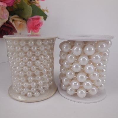 China Hot Sale 10mm Series DIY Beads Pearl White ABS Plastic Beads For Jewelry DIY for sale