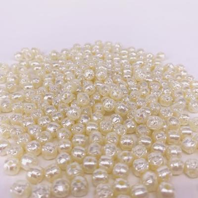 China Jewelrys Necklace Bracelets Wholesale Rose Shaped ABS Bead Bead With Hole For Jewelry Making for sale