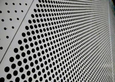 China Sound Absorbing Aluminium Perforated Panel , Pvdf Coated Aluminum Punch Plate  for sale