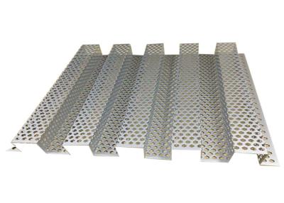 China Hexagonal Perforated Aluminum Sheet Artistic Corrugated Shape Moisture Proof for sale