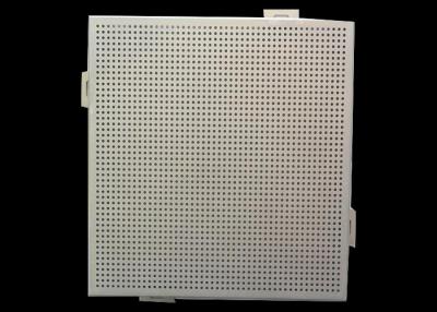 China Office Ceiling Perforated Aluminum Sheet Round Holes With Pe Pvdf Coated for sale