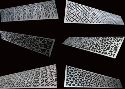 China Special Patterns Perforated Aluminum Sheet For Decoration / Construction for sale