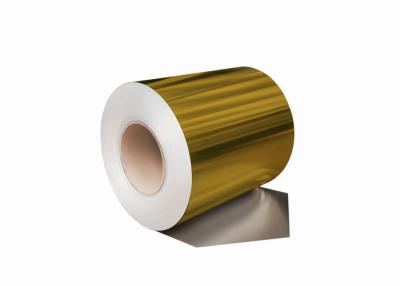 China Metaal Gouden Aluminiumkleur Met een laag bedekte Rollen voor Decoratie Samengesteld Comité Te koop