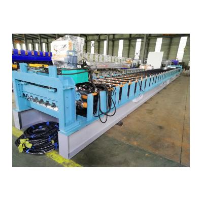 China High Strength Hotels 1.5-2mm Thickness Metal Floor Deck Roll Forming Machine For Afirca for sale