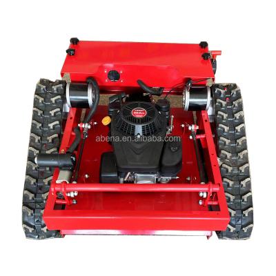 China 4-Stroke Remote Control Cheap Gasoline Hand Push Garden Lawn Mower Machine for sale