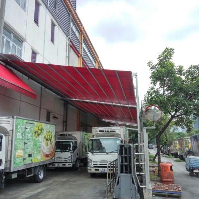 China Advanced Waterproof Patios Low Price Customized Sizes PU Coated Retractable Car Awning for sale