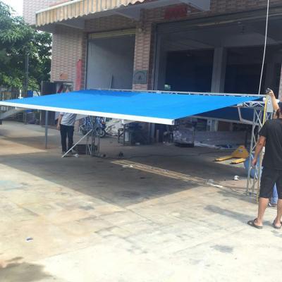 China Polyester The Best And Cheapest Acrylic Fabric Free Standing Outdoor Tent Manufacturer for sale