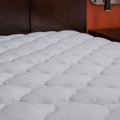 China Luxury Anti Dust Mite 200-Thread-Count Cotton Queen Size Mattress Pad Mattress Topper Mattress Cover for sale