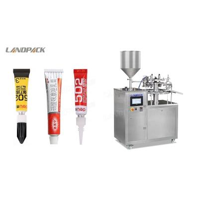 China Food Landpack LFF-ZW-00 Automatic Soft Paste Cosmetic Tube Fill Fill And Sealing Machine for sale