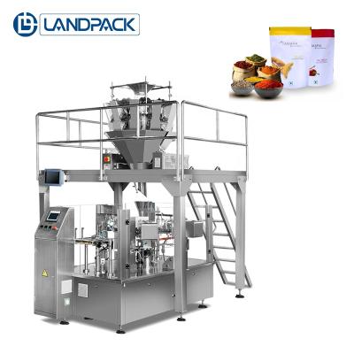 China Food packing machine maker spice milk powder packing machine in Foshan landpack for sale