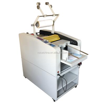 China HV-390G Automatic Film Roll Laminating Machine Wire Hot And Cold Laminating Laminator With Automatic Air Suction Feeding for sale