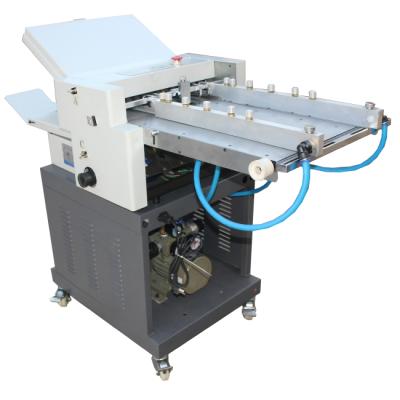 China PF-460 advertising company used pharmaceutical folding machine fan folder paper venetian machine for sale