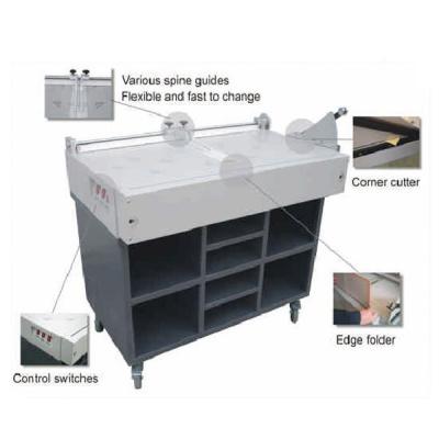 China Printing press cover hard book making machine book cover maker/hardcover case maker for sale