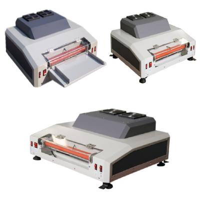 China Advertising Company RC-350E Small Price Desktop Coater Cheap High Speed ​​UV Coating Laminating Machine for sale