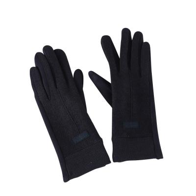 China Comfortable Different colors comfortable 100% polyester women fashion knit gloves for sale