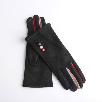 China Soft Leather Women's gloves winter thickened warm cycling outdoor multi-functional touch screen women's gloves manufacturers wholesale for sale