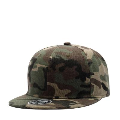 China Breathable & Waterproof Custom camo print embroidery snapback sport hat wholesale for sale