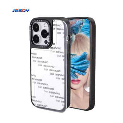 China Custom Tpu Pc Mirror Plate Uv Print Mobile Phone Cases For IPhone Samsung for sale