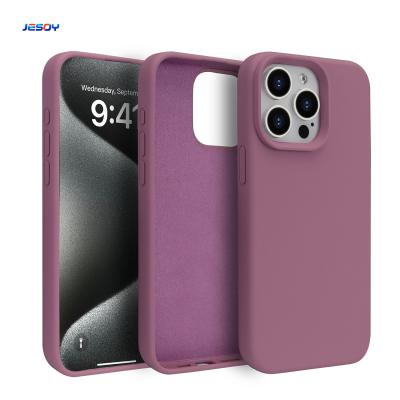 China Custom Soft Shockproof Rubber Silicon Mobile Phone Case For IPhone 14 15 Pro Max for sale