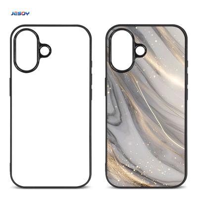 China Tpu 2D Sublimation Mobile Cover Phone Case Blanks Shockproof For IPhone 16 ProMax for sale