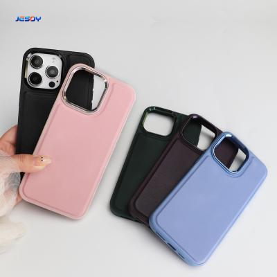 China Shockproof PU Leather Mobile Phone Case With IPhone 16 Pro Max for sale