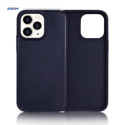 Chine TPU PC double rainure étui vide pour téléphone portable logo personnalisé en cuir en bois incrusté à vendre