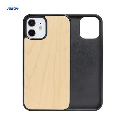 China Cherry Wood Tpu Pc Wooden Phone Cover Engravable For Samsung for sale