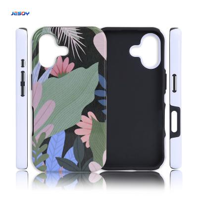 China 2In1 3D Film Sublimation Phone Case Strong Magnetic For IPhone 16 15 Pro Max for sale