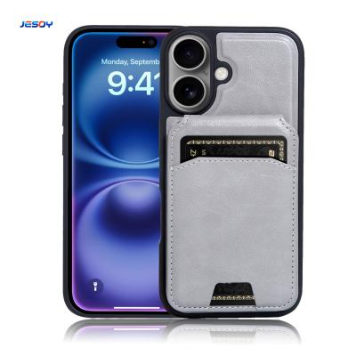 China PU Leather Phone Case Magsafe Wallet Card Holder For IPhone Samsung for sale