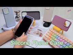 iphone 14 13 pro max magsafe silicone case shockproof protection mobile cover