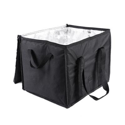 China Custom Handled Logo Waterproof Lunch Cooler Bag Thermal Insulation Fabric For Lunch Cooler Bags for sale