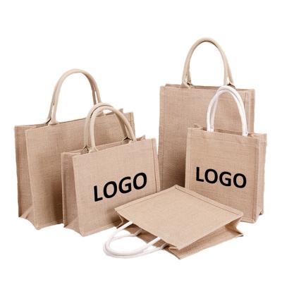 China Eco - Friendly Natural Used Hessian Sack Jute Wine Sack Jute Bags For Gifts for sale