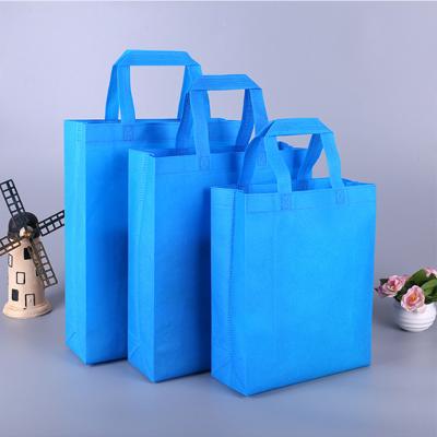 China Wholesale Promotional Non Woven Foldable Nonwoven Tote Bag Handled Fashion Shopping Bags for sale