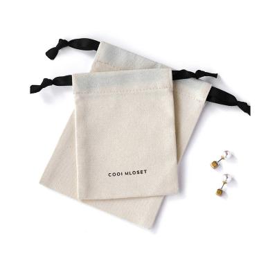 China Eco - Friendly Washable Customized Eco - Friendly Cotton Jewelry Bag for sale