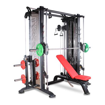 China Universal Gym Exercise Adjustable Stand Split Frame Squat Barbell Training Equipment Fitness Strength Stand Squat Rack for sale